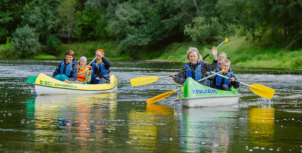 Canoe trips on the Gauja